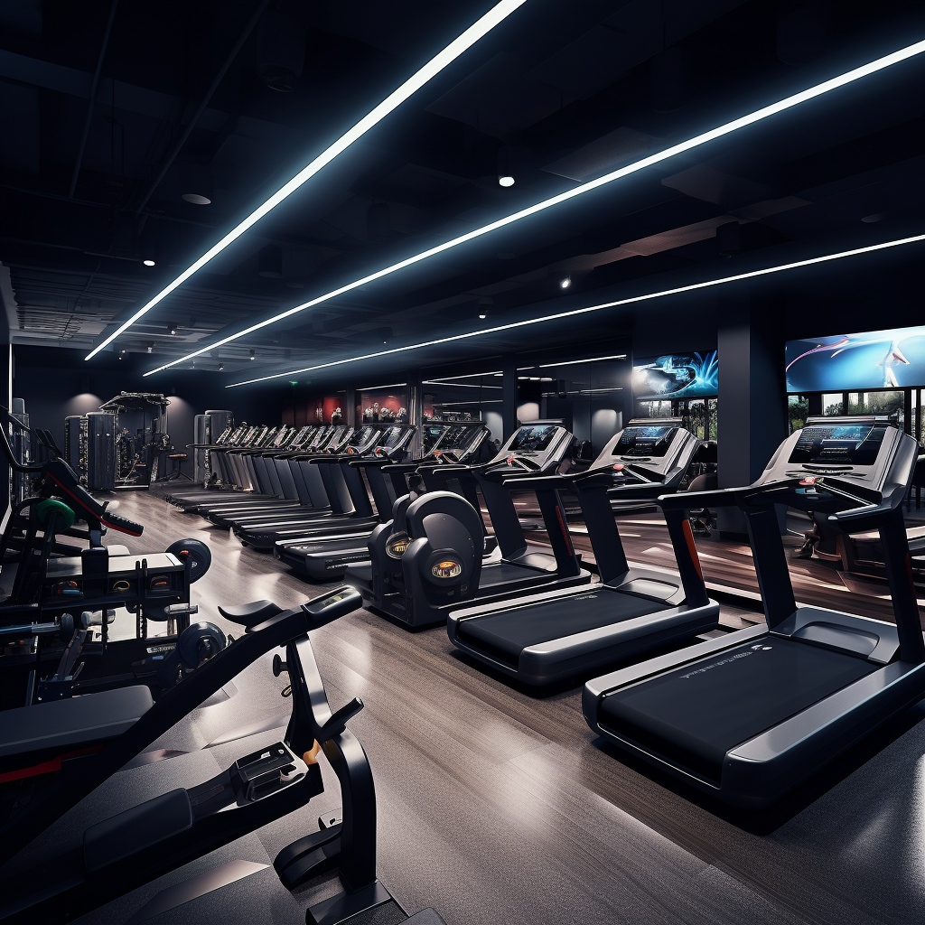 A gym designed for HIIT workouts.