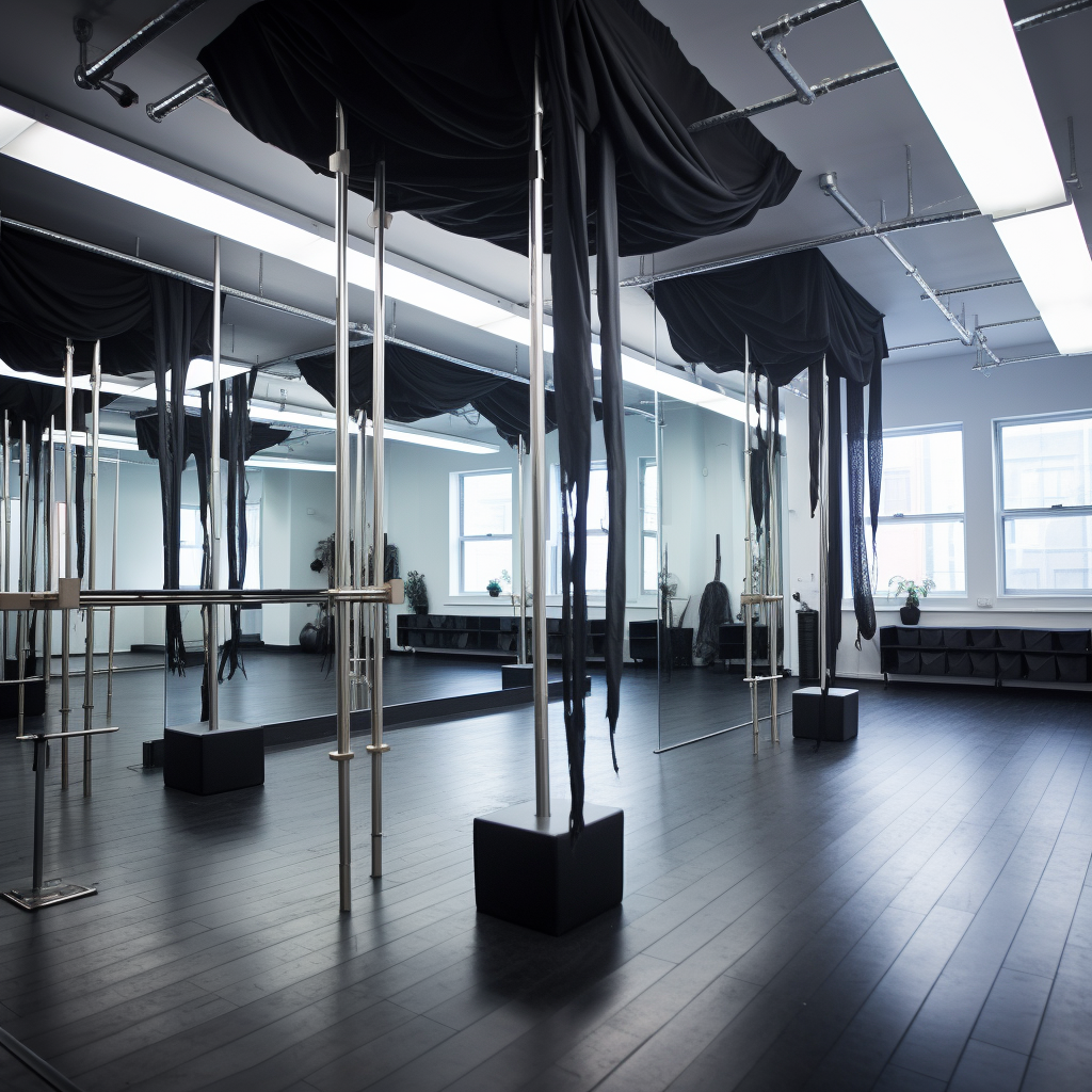 A pole and aerial studio.