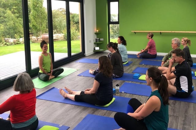 balance the countryside gym yoga class